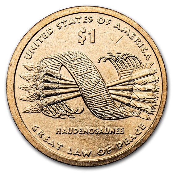 2010-P Native Amer $1 - Great Law of Peace BU 2010-P Native Amer $1 - Great Law of Peace BU